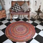Rustic Area Rugs Multi-color | Craftindo