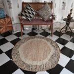 Washable Area Rugs Natural Jute | Craftindo