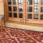 Traditional Floral Botanical Red Area Rug | Craftindo
