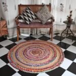 Multi-color Jute area rugs | Craftindo