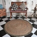 Washable Area Rugs Natural Jute | Craftindo