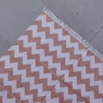 beige cotton dhurrie rug flatweave texture