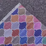multi-color cotton dhurrie rug flatweave texture