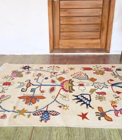 floral area rugs beige boho living room decor