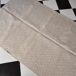 beige wool dhurrie rug flatweave texture