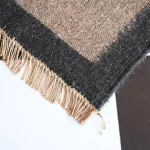 washable area rugs brown boho living room decor