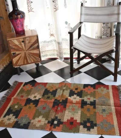 colorful rugs rust Rugmoda