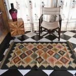 colorful area rugs beige Rugmoda