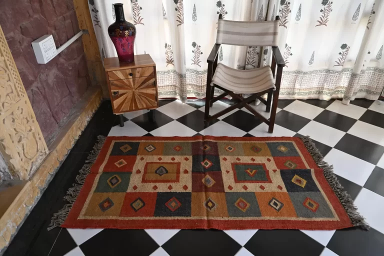 washable area rugs rust Rugmoda