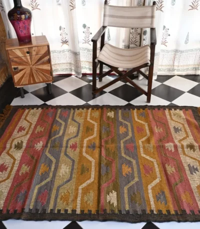boho rugs mustard gold Rugmoda