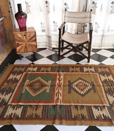 living room rugs earthy brown Rugmoda