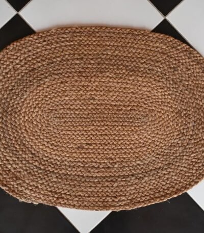 brown jute dhurrie rug flatweave texture