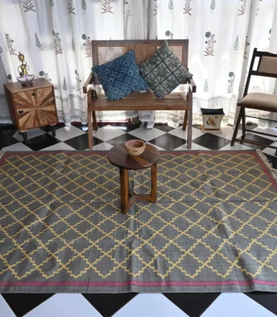 cotton area rugs grey Rugmoda