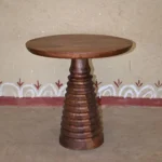 Craftinfo Solid Wood Round Side Table