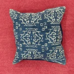 Navy Blue Ethnic Pattern Cushion Cover | Craftindo